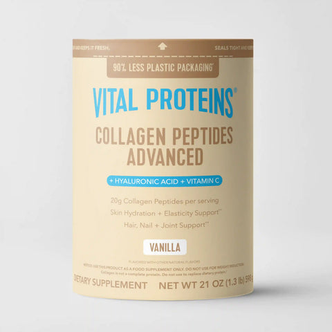 Vanilla Collagen Peptides Advanced - with Hyaluronic Acid & Vitamin C