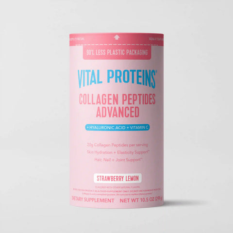 Strawberry Lemon Collagen Peptides Advanced - with Hyaluronic Acid & Vitamin C